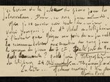 a black and white photo of a handwritten letter on a piece of paper