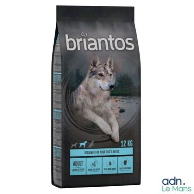 Aliment pour chiens adultes de grande race « Britanios » à base d'agneau et de riz