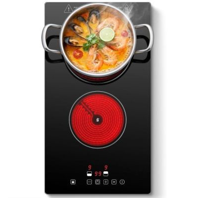an image of a stove top with a pot of food on it