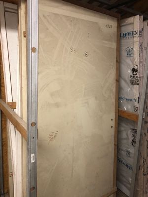 a picture of a room that is being built