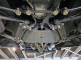 a close up view of the underside of a vehicle
