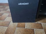 a black box with the word armory on it sitting on a tiled floor