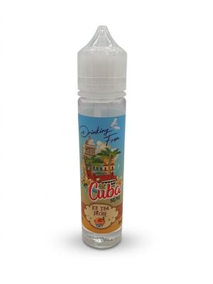 DRINKING FROM - E-liquide Cuba - Ice Tea Pêche - 50ml - 50/5…