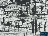 an image of a black and white drawing of a city