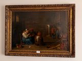 a picture of a painting hanging on the wall