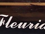 a sign that says la flaviade on the side of a boat