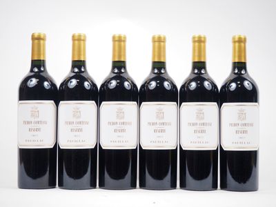 6 Bouteilles CHÂTeau Pichon Comtesse "RÉServe" Pauillac - 20…