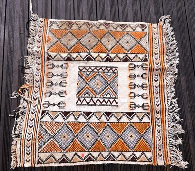 Tapis en laine carré 90X90cm - Photo 1