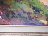 a picture of a painting on a window sill
