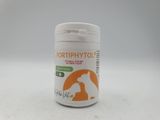a close up of a bottle of fortifhytol on a white surface