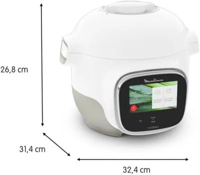 an image of a rice cooker with a digital display on the side