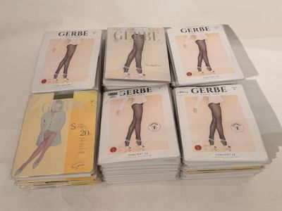 six books of gerbe are stacked on top of each other