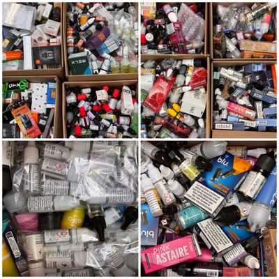 many different types of art supplies in a box