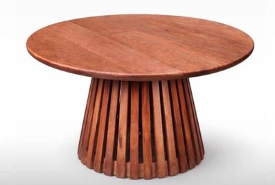 Une table neuve en bois, couleur brun, 60 par 40 cm. Poids : 12 kg, lo - Photo 1