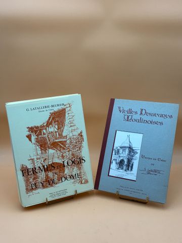 LATALLERIE-BEURIER : encres de chine, Fermes et logis du Puy-de-D...