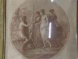 a picture of a picture of a woman holding a sword