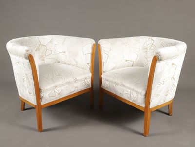 paire de chaises longues danoises du milieu du siècle