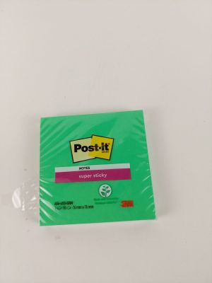 POST-IT - Bloc de notes Super Sticky - 76x76mm 90 feuilles -…