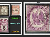 un collage de différents timbres représentant un homme à cheval