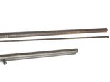 a pair of metal rods on a white background