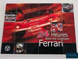 a picture of a poster on a wall of a race car