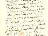 an old handwritten letter from a man who is writing a poem