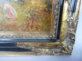 a picture of a painting on the wall of a room
