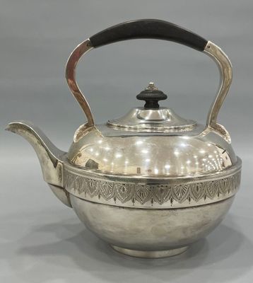 Jolie Théière Ancienne En Argent Ercuis - Poinçons - Set Crémier Et Sucrier