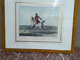 une photo d'une photo d'un homme à cheval