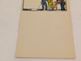 a card with a picture of a man and a woman on it