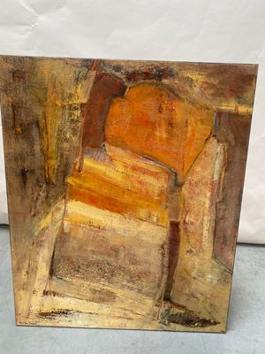une image représentant un tableau représentant une chaise dans une pièce