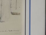 drawing of a window in a room with a blue border around it