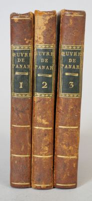 PANARD François-Charles. Ensemble de 3 Volumes.