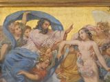 a painting of a group of people in a room
