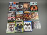 a lot of video games on the table