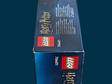 a box of lego harry potter set on a blue background