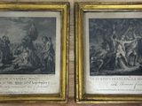 deux photos encadrées représentant un couple sur un parquet