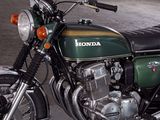 a motorcycle that is parked in a garage