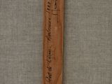 a picture of a wooden cross with a message on it