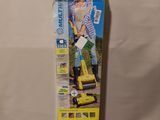 a box with a picture of a man on a scooter