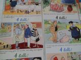 several children ' s books with pictures of people and animals in them