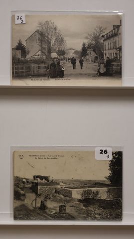 Auzances : Lot de 4cpa. Bon état général