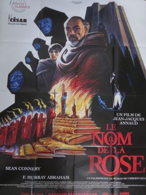 a movie poster for the film nom de la rose