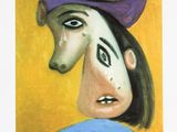 an image of a painting of a woman with a horse ' s head