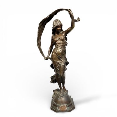 Auguste MOREAU (1834-1917) "La brise". - Photo 1