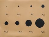 a sheet of paper with black dots on it