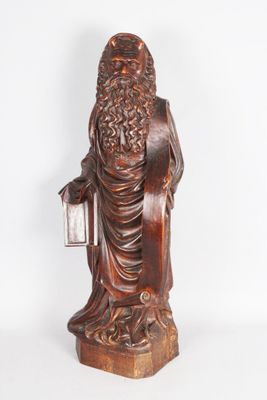 grand Moïse en bois patiné XIX° s. - Photo 1