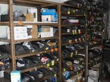 a room with a lot of items on the shelves