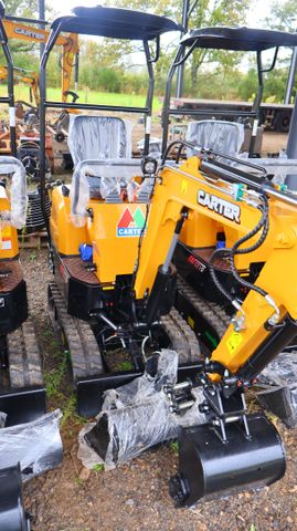 Mini pelle Carter CT10 900kg, moteur Koop 192F diesel, déport de ...