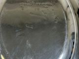 a silver plate that is sitting on a table